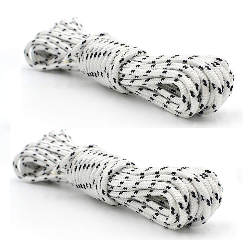NOSTIFY 2PC Outdoor Patio Umbrella Cord Line Nylon Rope Replacement, 0.14" Dia (20FT) - Image 1